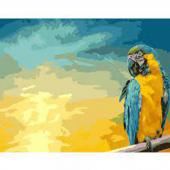 Набiр Strateg GS246 400х500мм "Синьо-жовтий папуга"