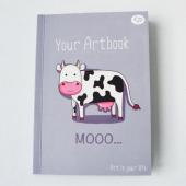 Блокнот Profiplan 902439 А6 48ар "Artbook cow"