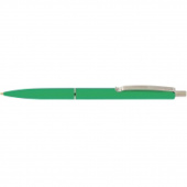 Ручка кулькова Schneider S930804 синiй 1мм автоматична непрозора  К15 зелений металiчний клiп