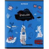Зошит Kite K21-240-02 лiнiя 48ар предметна "Англiйська мова" лак