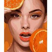 Набiр Strateg GS552 400х500мм "Апельсиновий портрет"