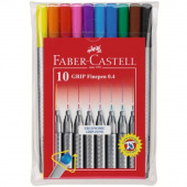 Лiнер Faber_Castell 151610 10кол 0,4мм 10кол Grip Fine Pen