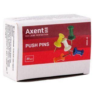 Кнопки Axent 30 шт цвяшки кольорові 4203-А фото