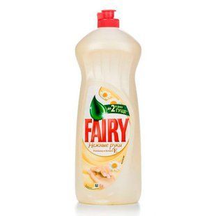 Засіб для миття посуду Fairy Ромашка Вiт Е, 1000 мл - фото