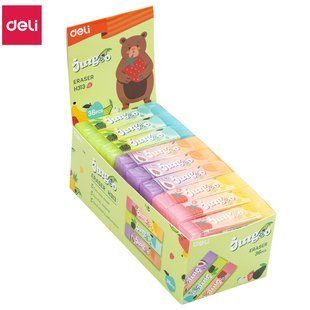 Гумка Deli Jingo прямокутна PVS EH313 фото