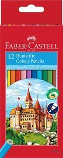 Олівці кольорові Faber_Castell Замок 12 кольорів 120112 фото