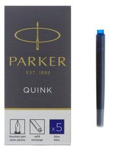 Картридж Parker до перової ручки, синій 11 410BLU фото