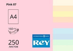 Папір офісний кольоровий Rey Adagio А4 250 арк пастель, 160 гр/м2, світло-рожевий 16.7404 фото