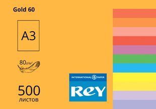 Папір офісний кольоровий насичений А3 80 гр/м2 500 арк Rey Adagio, золото 60 16.7391 фото