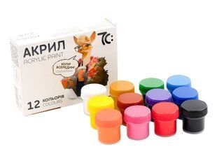 Фарби акрилові 7С 12 кол 10 мл 7C51202 фото