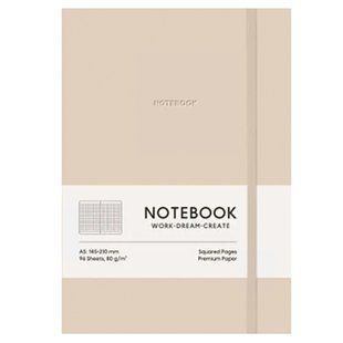 Записна книга Школярик А5 клітка, 96 арк, бежевий A5-7109K фото