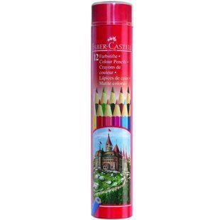 Олівці кольорові Faber_Castell Замок 12 кольорів 115826 фото