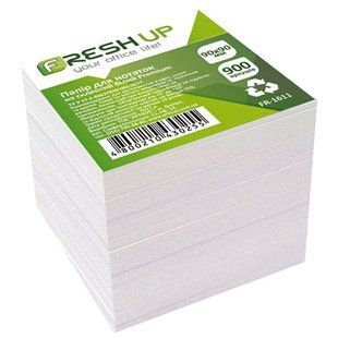 Блок паперу Fresh Up не проклеєний білий 9 х 9 х 8 см, 900 арк FR-1611 фото
