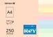 Папір офісний кольоровий Rey Adagio А4 250 арк пастель, 160 гр/м2, помаранчево-рожевий 16.7404 фото 1