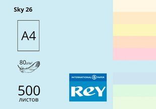 Папір офісний кольоровий Rey Adagio А4 500 арк пастель, 80 гр/м2, блакитний 16.7570 фото