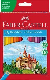 Олівці кольорові Faber_Castell Замок 36 кольорів 120136 фото