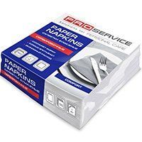 Серветки столові PROservice 33 х 33 см 1-шар білі, 100 шт, скл 1/8 43107010 фото