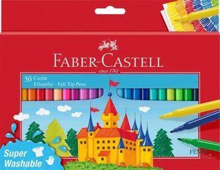 Фломастери Faber_Castell Замок 50 кольорів 554204 фото