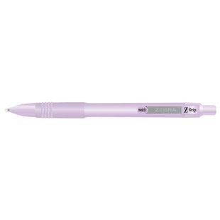 Ручка кулькова Zebra Z-Grip Pastel авт. з гум.грип 1,0 мм, синій - фото