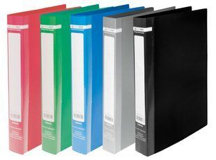 Папка 2 кiльця Buromax А4 25 мм пластик BM.3161-04 фото