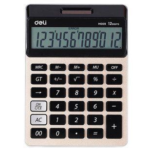 Калькулятор настільний Deli EM00951, 12 розрядів, 176 х 127 х 29 мм EM00951 фото