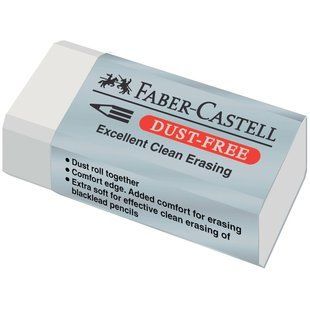 Гумка Faber_Castell Dust-free бiла вiнил 187130 фото