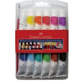 Фарби гуашеві Faber_Castell 12 кол у тубах 10 мл 121015 фото