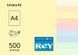 Папір офісний кольоровий Rey Adagio А4 500 арк пастель, 80 гр/м2, світло-жовтий 16.7570 фото 1