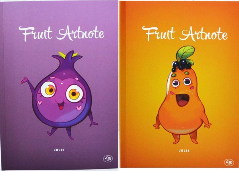 Блокнот м'яка обкл Profiplan А5 Fruit artnote Jolie, 64 арк 902835 фото
