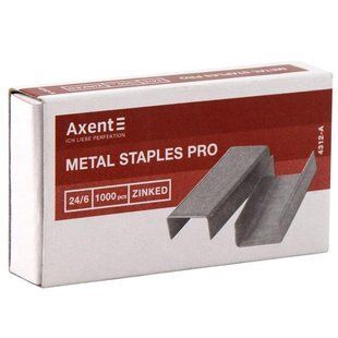 Скоби для степлера Axent Pro № 24/6 (1000 шт) 4312-А фото