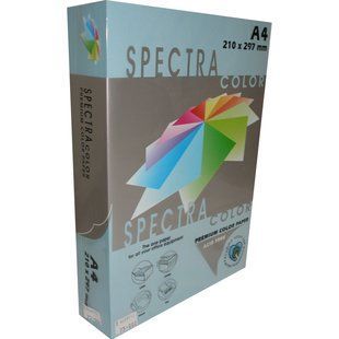 Папір офісний кольоровий Spectra_Color А4 500 арк пастель, 75 гр/м2, блакитний 130 фото