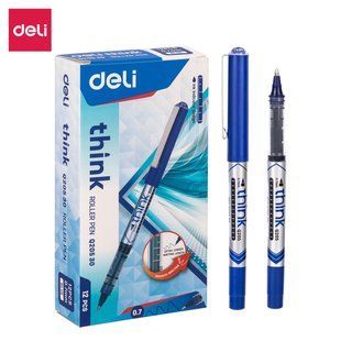 Ролер Deli Think 0,7 мм, синій EQ20530 фото