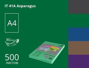 Папір офісний кольоровий Spectra_Color А4 500 арк темний, 80 гр/м2, темно-зелений 16.6407 фото