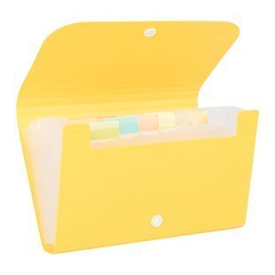 Папка-портфель Deli 12вiд А6 на кнопцi Rio E5561 фото