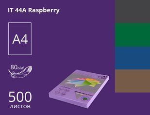 Папір офісний кольоровий Spectra_Color А4 500 арк темний, 80 гр/м2, темно-малиновий 16.6407 фото