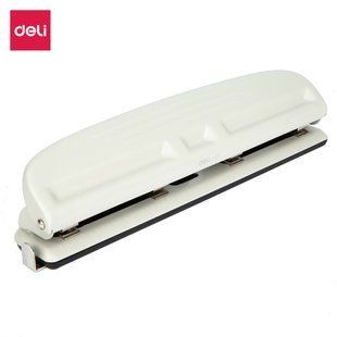 Дирокол Deli 10 арк метал 4 отвори E0121 фото