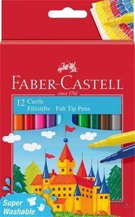 Фломастери Faber_Castell Felt Tip 12 кольорів 554201 фото