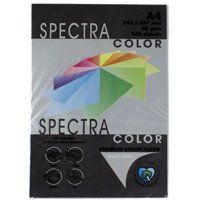 Папір офісний кольоровий Spectra_Color А4 250 арк темний, 160 гр/м2, чорний 44А фото