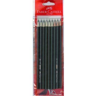 Набір графітових олівців Faber_Castell кругл, HB (9шт) 1111 фото
