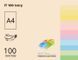 Папір офісний кольоровий Spectra_Color А4 100 арк пастель, 80 гр/м2 16.4183 фото 1