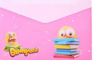 Папка на кнопці Deli А4 Bumpees не прозора EZ65102 фото