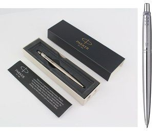 Ручка кулькова Parker Jotter.(нерж.сталь), синій 16 132 фото