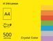 Папір офісний кольоровий Crystal Color А4 500 арк насичений, 80 гр/м2, жовтий 210 фото 2