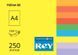 Папір офісний кольоровий Rey Adagio А4 250 арк насичений, 160 гр/м2, помаранчевий 16.7415 фото 2