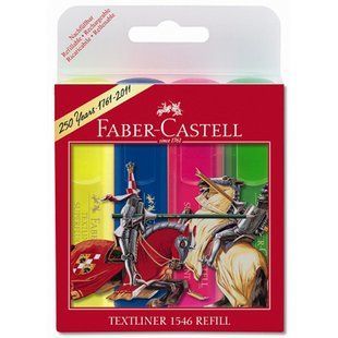 Набір із текстових маркерів Faber_Castell Textliner superfl, 4 кольори 154604 фото