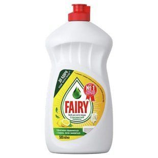 Засіб для миття посуду Fairy Лимон, 500 мл - фото