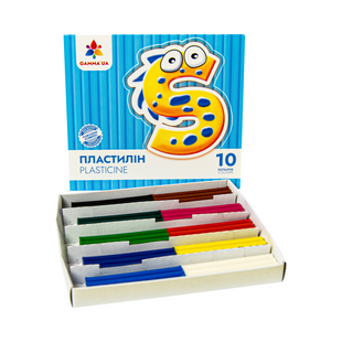 Пластилiн Гамма.UA Малята 10 кол, 120 гр 100304 фото