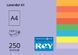 Папір офісний кольоровий Rey Adagio А4 250 арк насичений, 160 гр/м2, фіолетовий 16.7415 фото 1