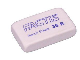 Гумка Factis прямокутна для м`якого олiвця 36R фото