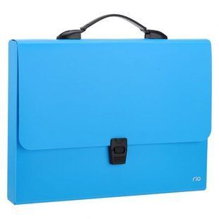Портфель Deli 1вiд А4 Rio на замку EB50002 фото
